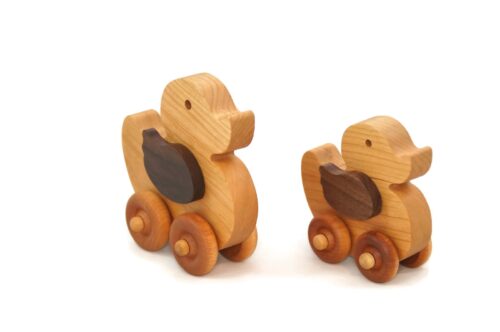 Wooden Duck Car Set