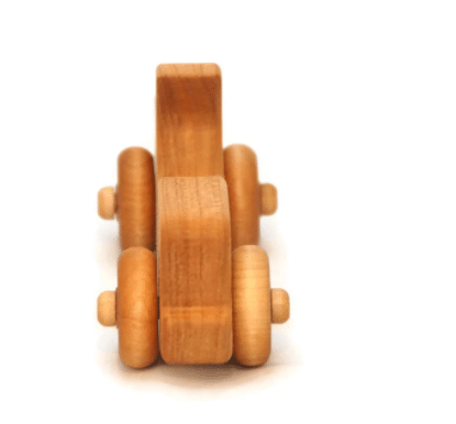 Wooden Jeep Toy Car