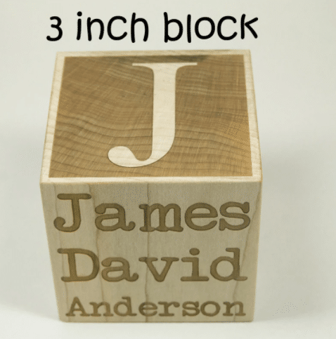 Wooden Baby Block