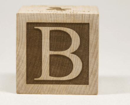 Wooden Baby Block