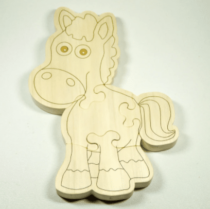 Wooden Horse Puzzle