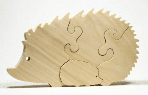 Wooden Hedgehog Puzzle