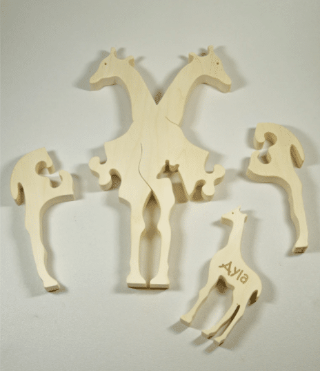 Wooden Giraffe Puzzle