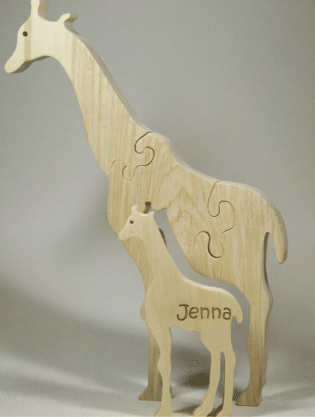 Wooden Giraffe Puzzle