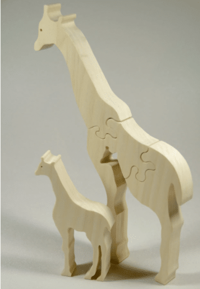 Wooden Giraffe Puzzle