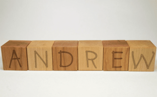 Personalized Wooden Name Letter Blocks