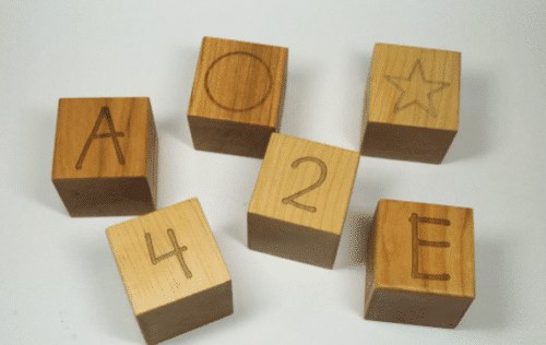 Personalized Wooden Name Letter Blocks