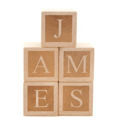 Wooden Letter Blocks