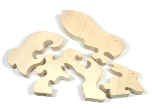 Wooden Rabbit Puzzle