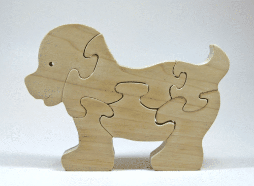 Wooden Puppy Dog Puzzle