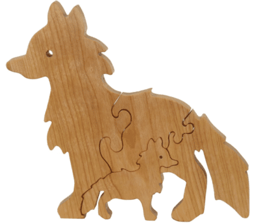 Wooden Fox Puzzle