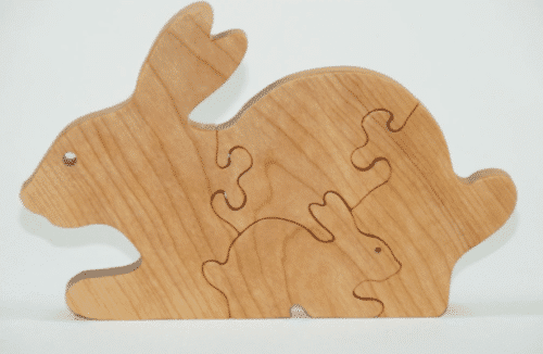 Wooden Bunny Puzzle