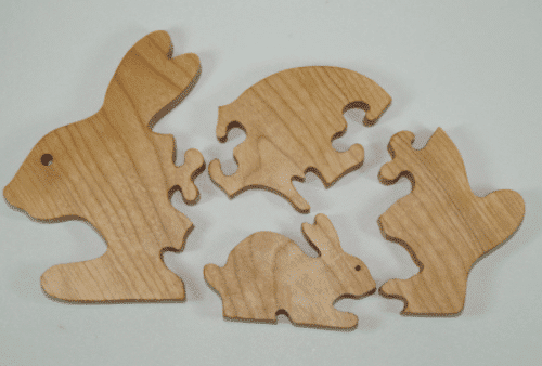 Wooden Bunny Puzzle