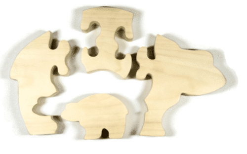 Wooden Bear Puzzle