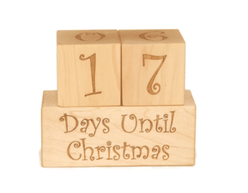 Wooden Calendar Blocks