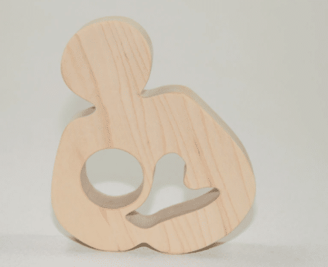 Wooden Mother Teether