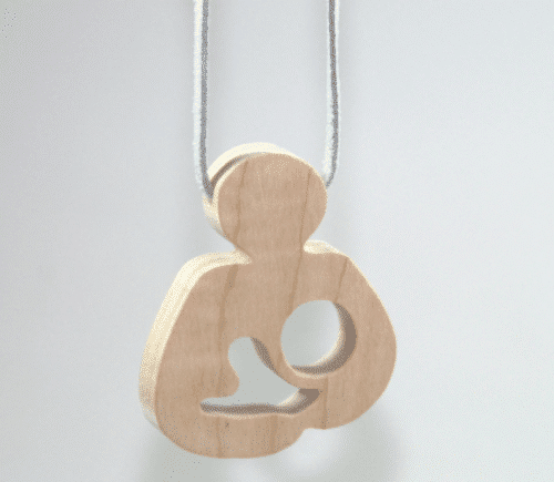 Wooden Mother Teether Necklace