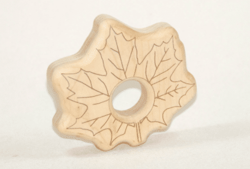 Wooden Leaf Teether