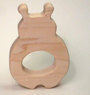 Wooden Ladybug Teether