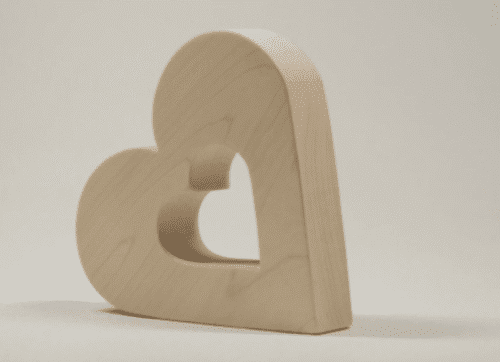 Wooden Heart Teether