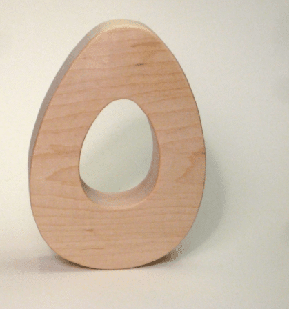 Wooden Egg Teether