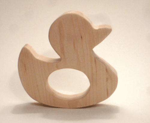 Wooden Duck Teether