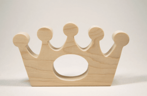 Wooden Crown Teether