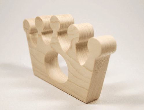 Wooden Crown Teether