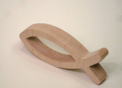 Wooden Christian Teether